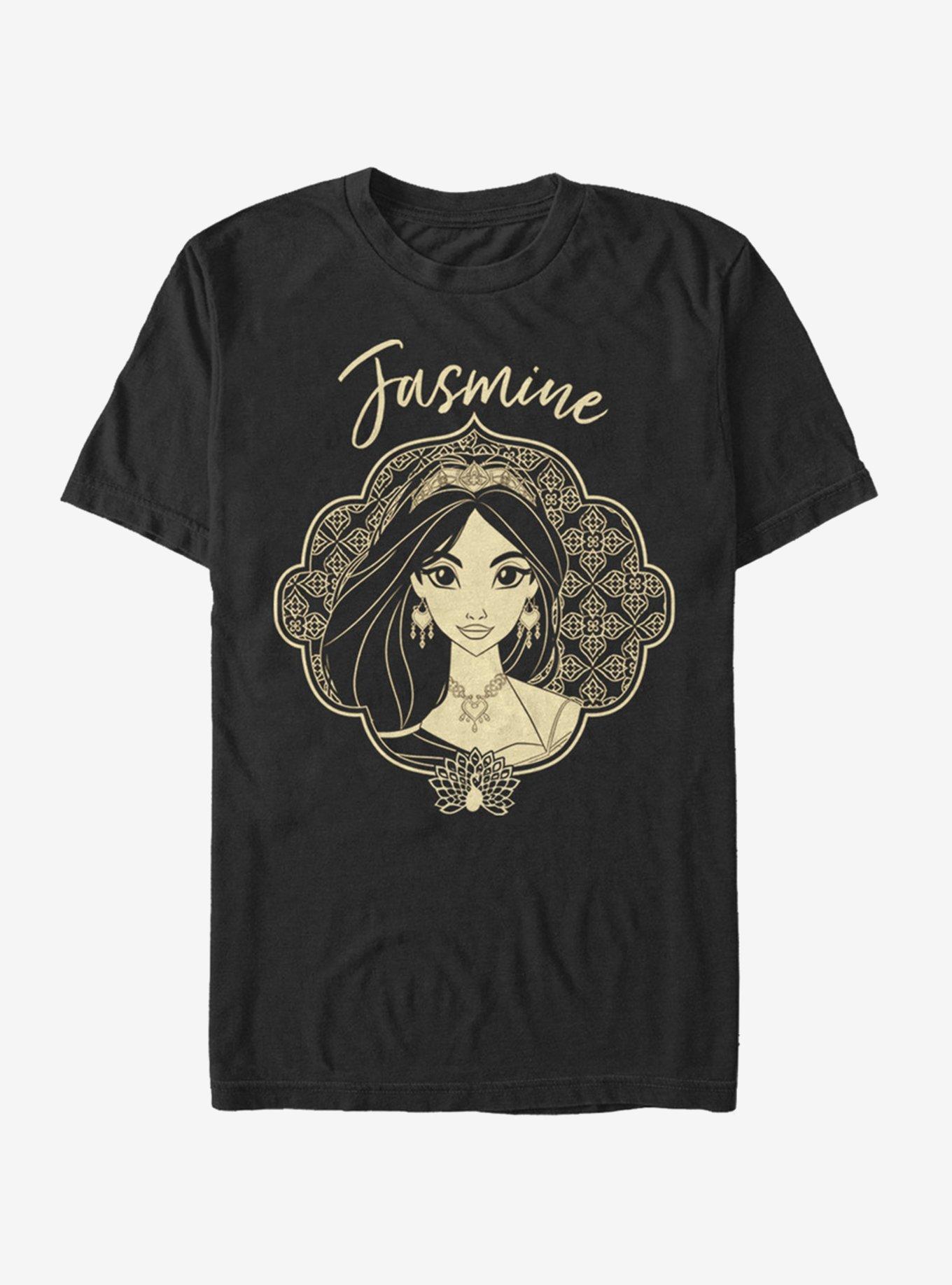 Disney Aladdin 2019 Jasmine Portrait T-Shirt, BLACK, hi-res