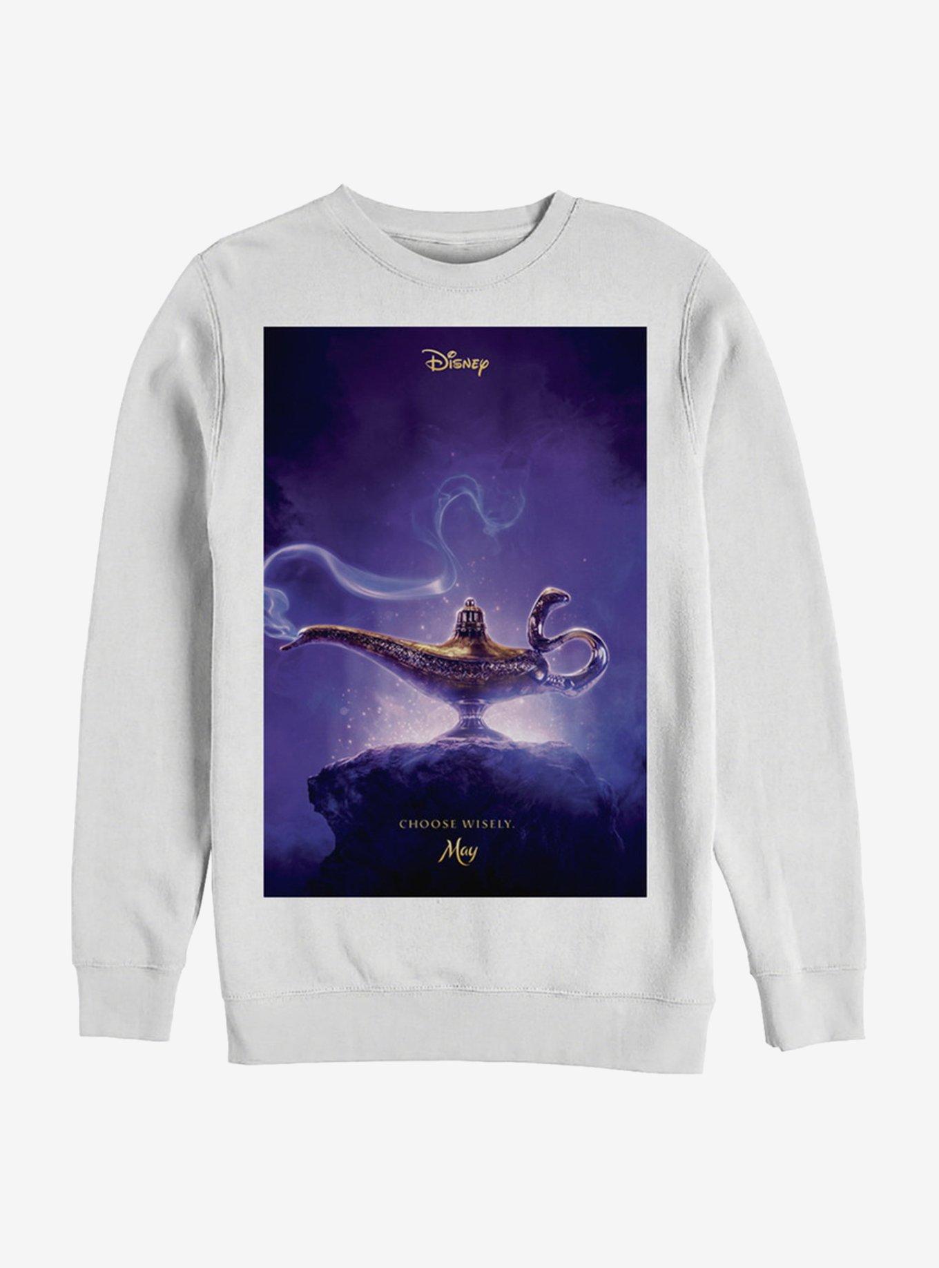 Disney Aladdin 2019 Aladdin Live Action Poster Sweatshirt, WHITE, hi-res