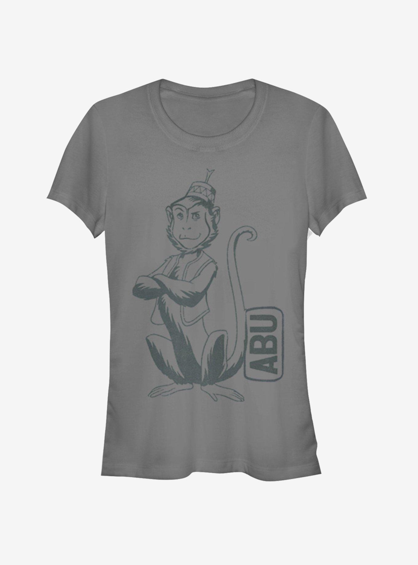 Disney Aladdin 2019 Abu Side Kick Pocket Girls T-Shirt