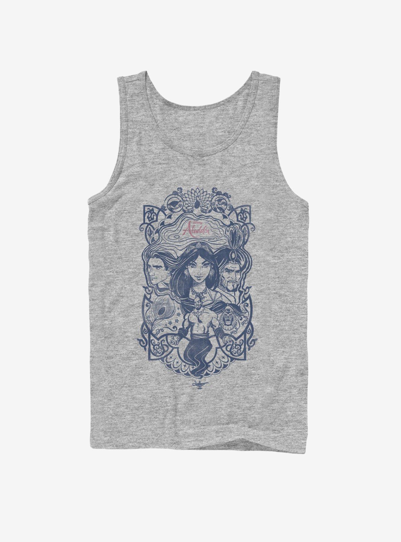 Disney Aladdin 2019 Vintage Collage Tank