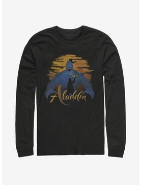 Plus Size Disney Aladdin 2019 Genie Silhouette Long-Sleeve T-Shirt , , hi-res
