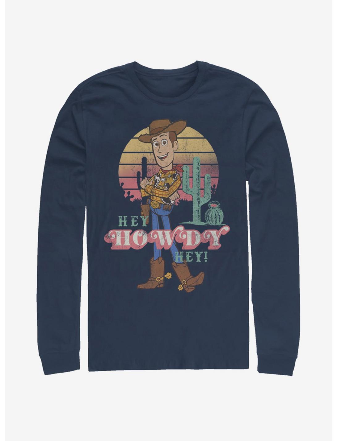 Disney Pixar Toy Story 4 Hey Howdy Long-Sleeve T-Shirt , NAVY, hi-res