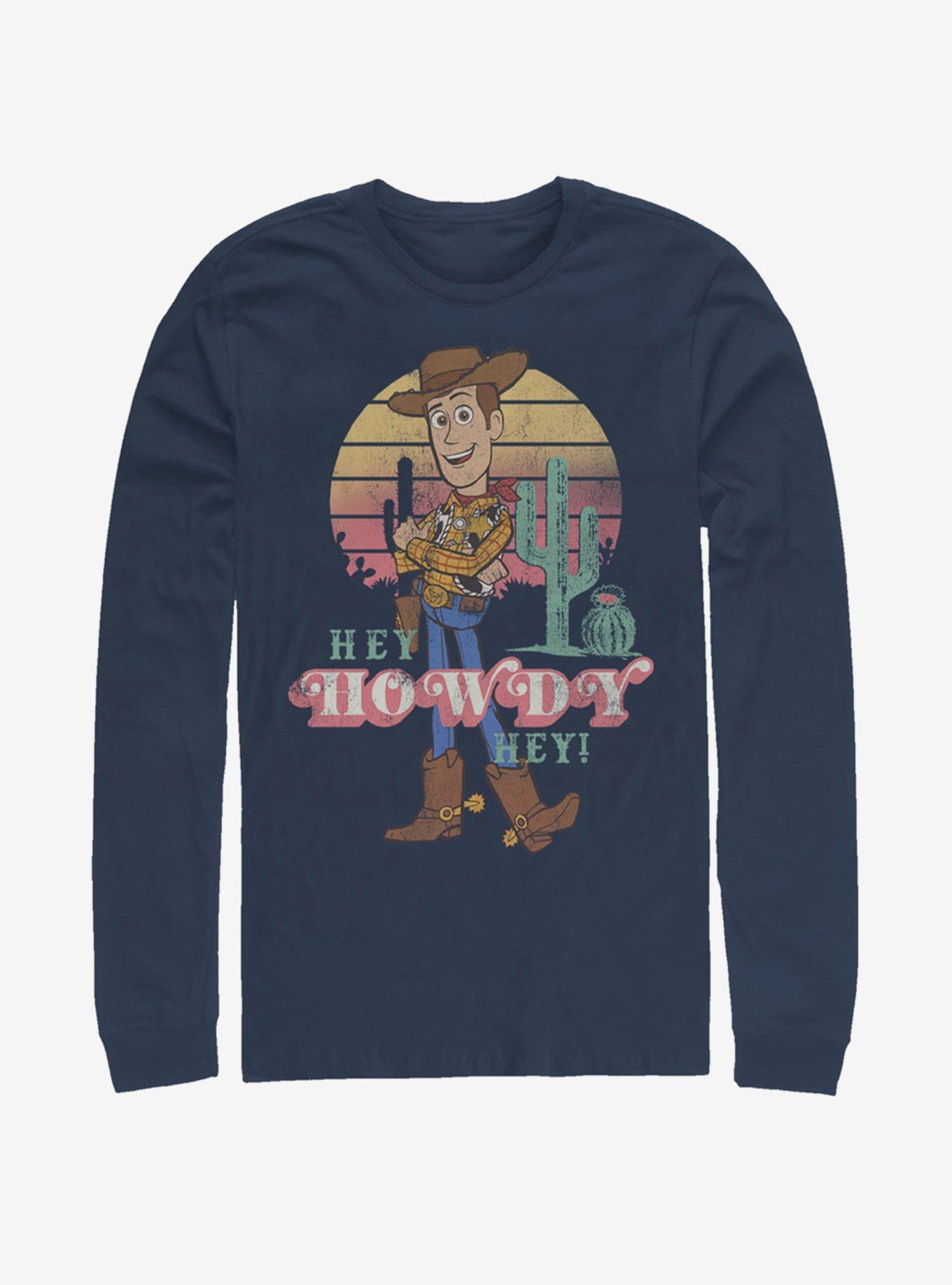 Disney Pixar Toy Story 4 Hey Howdy Long-Sleeve T-Shirt , NAVY, hi-res