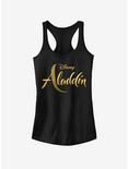 Disney Aladdin 2019 Aladdin Live Action Logo Girls Tank, BLACK, hi-res