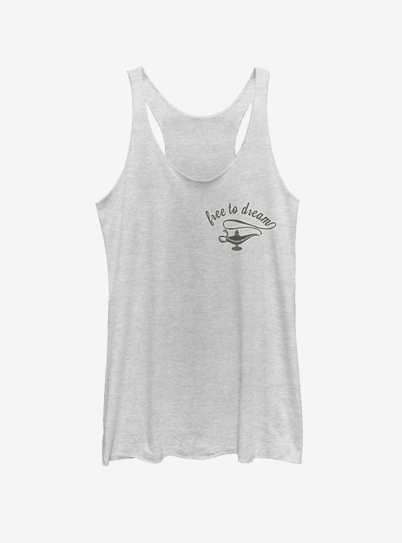 Disney Aladdin 2019 Free To Dream Girls Tank, WHITE HTR, hi-res