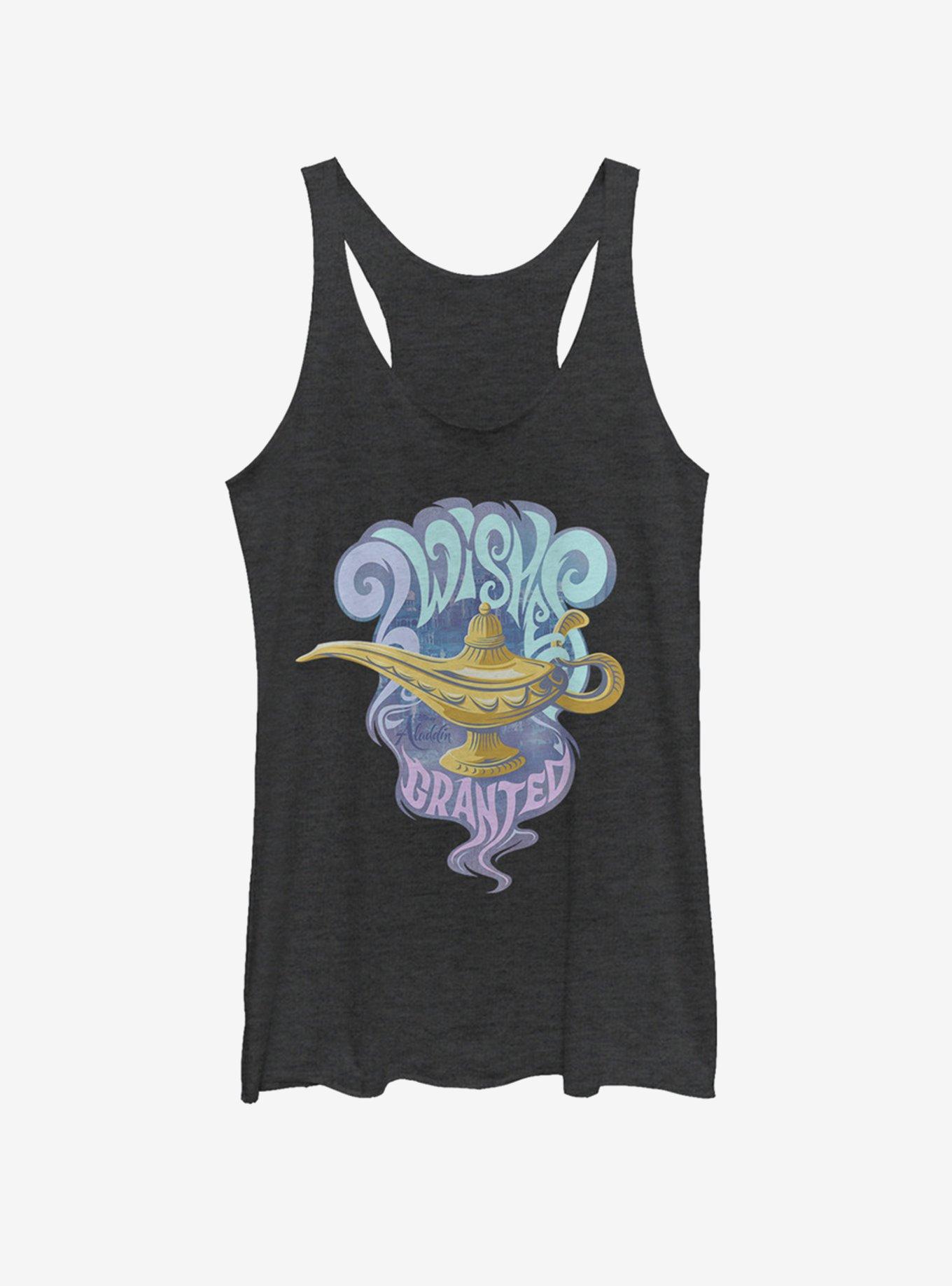 Disney Aladdin 2019 Wishes Granted Girls Tank, BLK HTR, hi-res