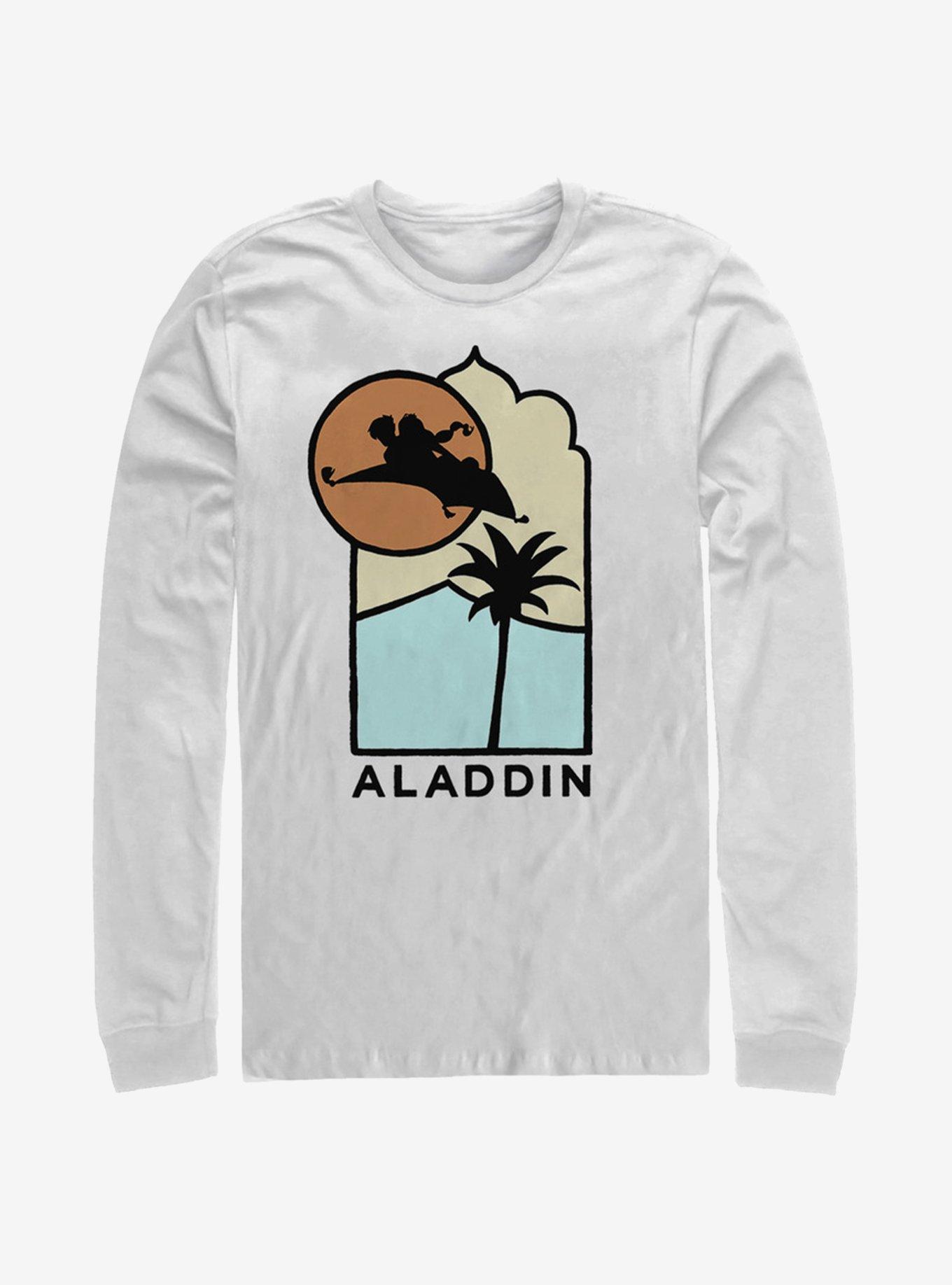 Disney Aladdin 2019 Carpet Ride Long-Sleeve T-Shirt , WHITE, hi-res