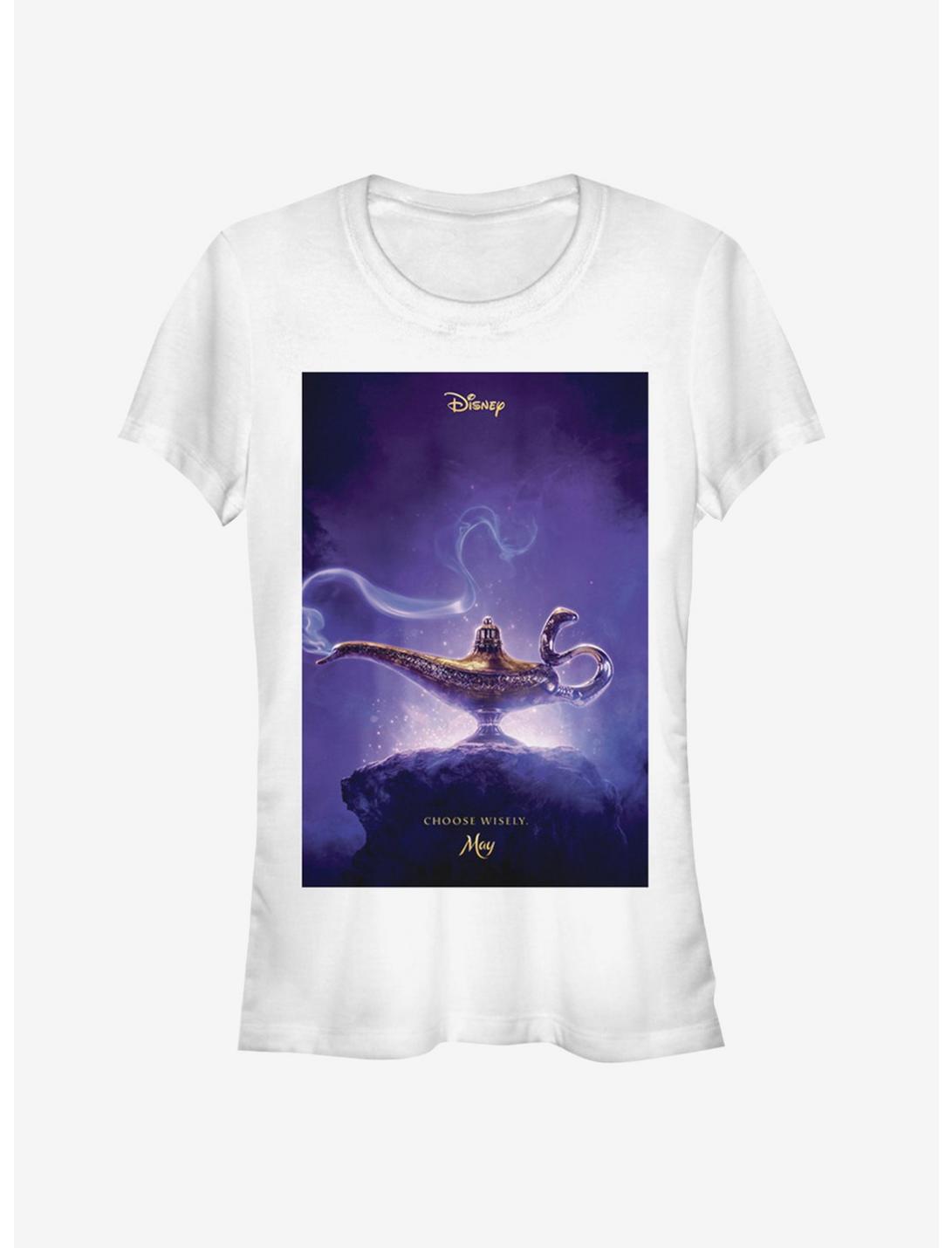 Disney Aladdin 2019 Aladdin Live Action Poster Girls T-Shirt, WHITE, hi-res
