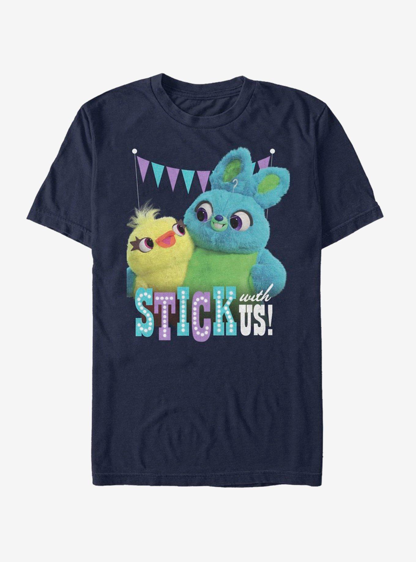 Disney Pixar Toy Story 4 Stick With Us T-Shirt, NAVY, hi-res