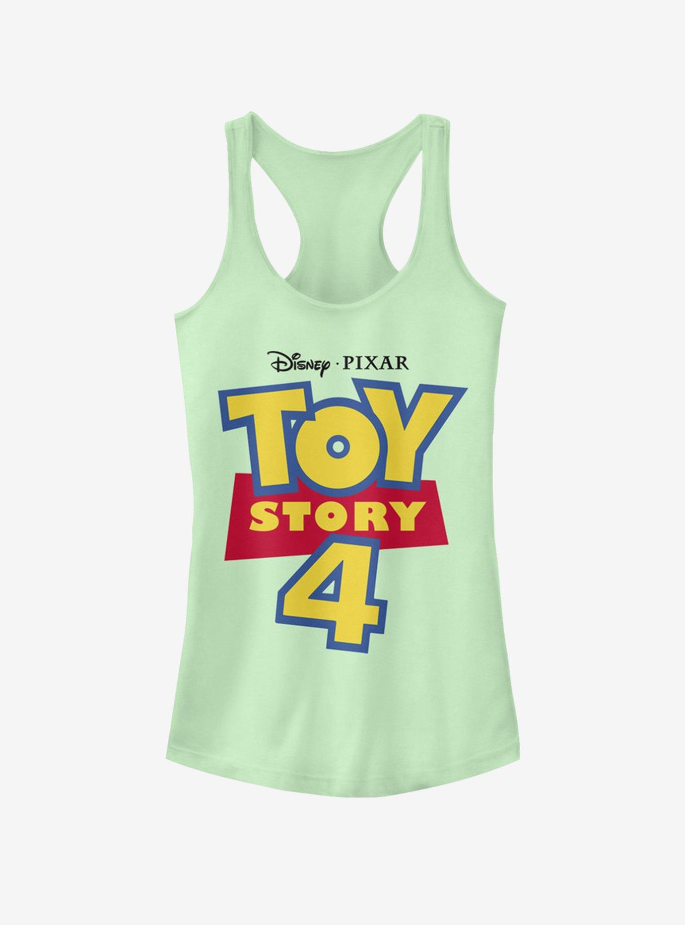 Disney Pixar Toy Story 4 Full Color Logo Girls Tank, MINT, hi-res