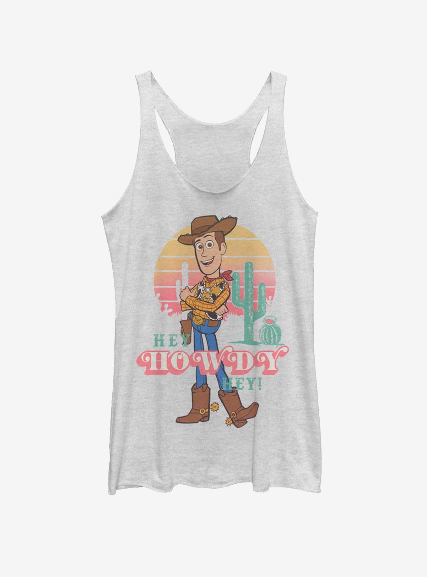 Disney Pixar Toy Story 4 Hey Howdy Girls Tank, WHITE HTR, hi-res