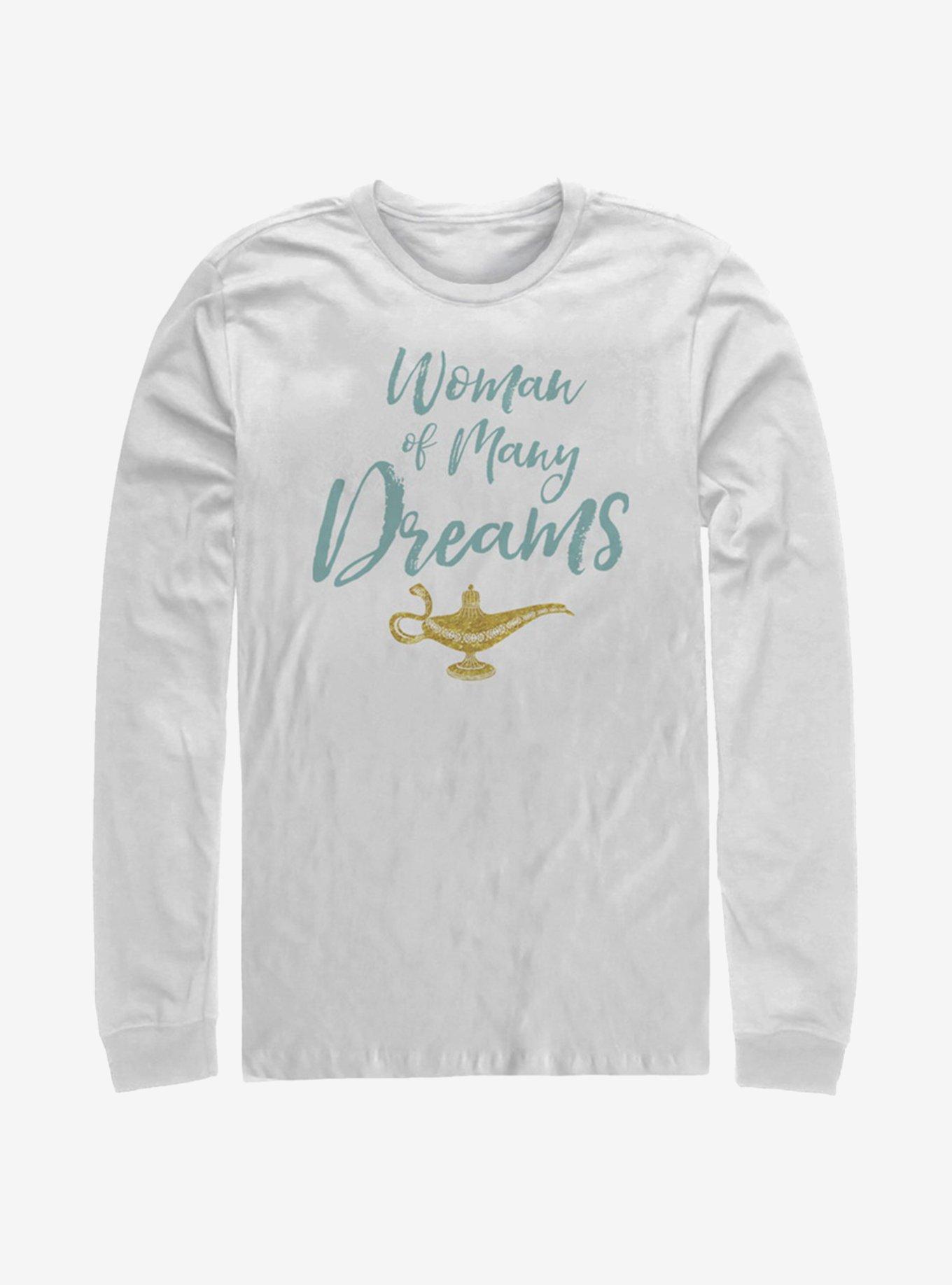 Disney Aladdin 2019 Woman of Many Dreams Cursive Long-Sleeve T-Shirt, , hi-res