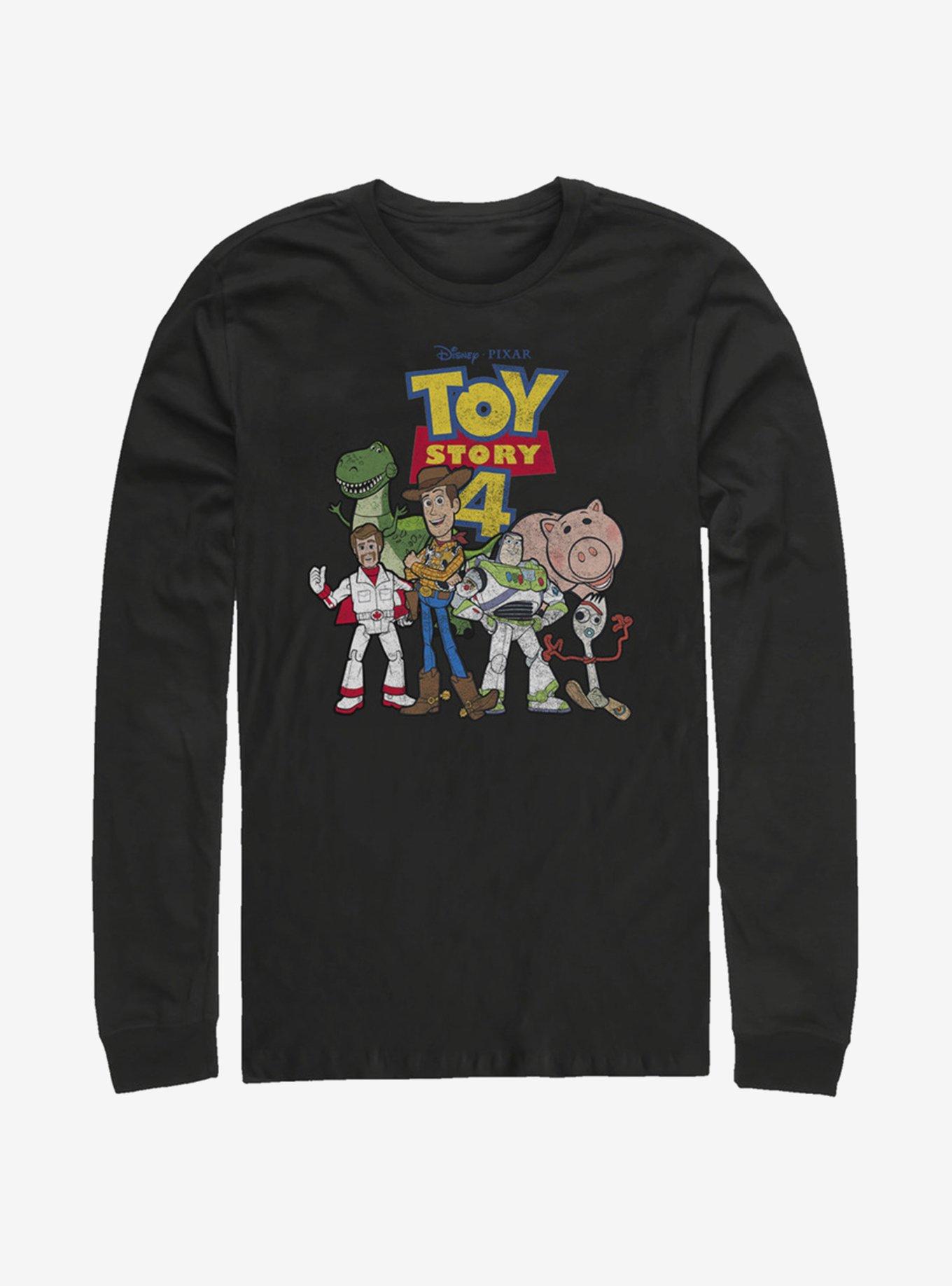 Disney Pixar Toy Story 4 Toy Crew Long-Sleeve T-Shirt , BLACK, hi-res