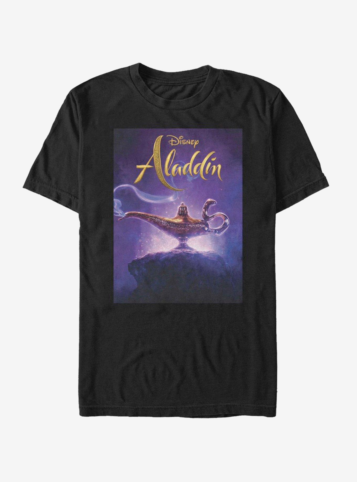 Disney Aladdin 2019 Aladdin Live Action Cover T-Shirt, BLACK, hi-res