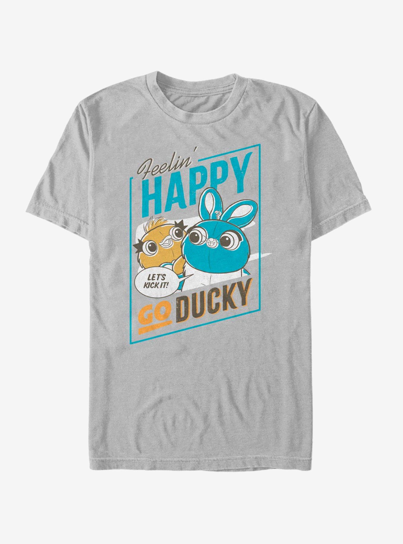 Disney Pixar Toy Story 4 Happy Go Ducky T-Shirt, SILVER, hi-res