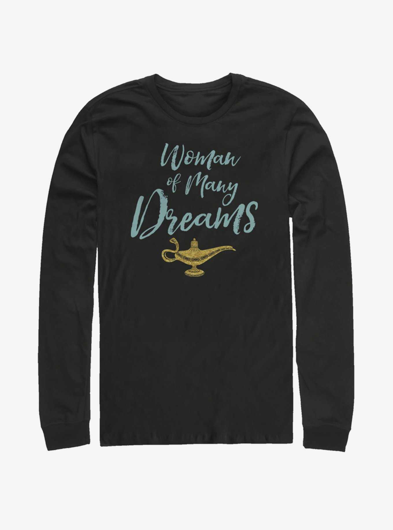 Disney Aladdin 2019 Woman of Many Dreams Cursive Long-Sleeve T-Shirt, , hi-res