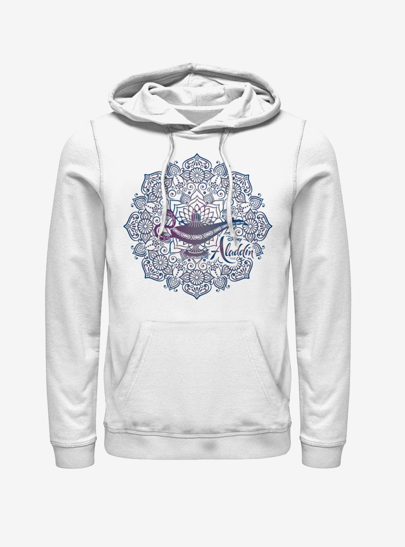 Disney Aladdin 2019 Lamp Mandala Hoodie, WHITE, hi-res