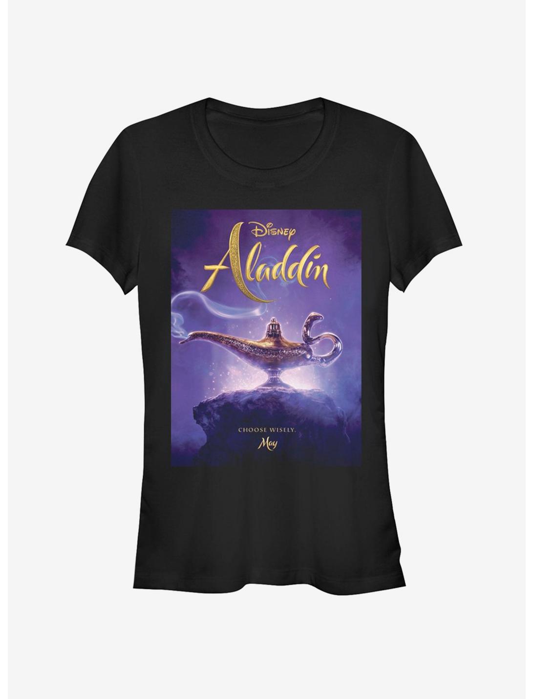 Disney Aladdin 2019 Aladdin Live Action Cover Girls T-Shirt, BLACK, hi-res
