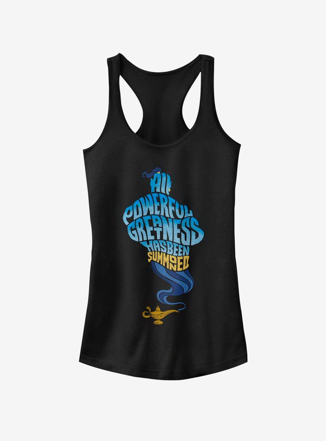 Disney Aladdin 2019 All Powerful Genie Girls Tank, BLACK, hi-res
