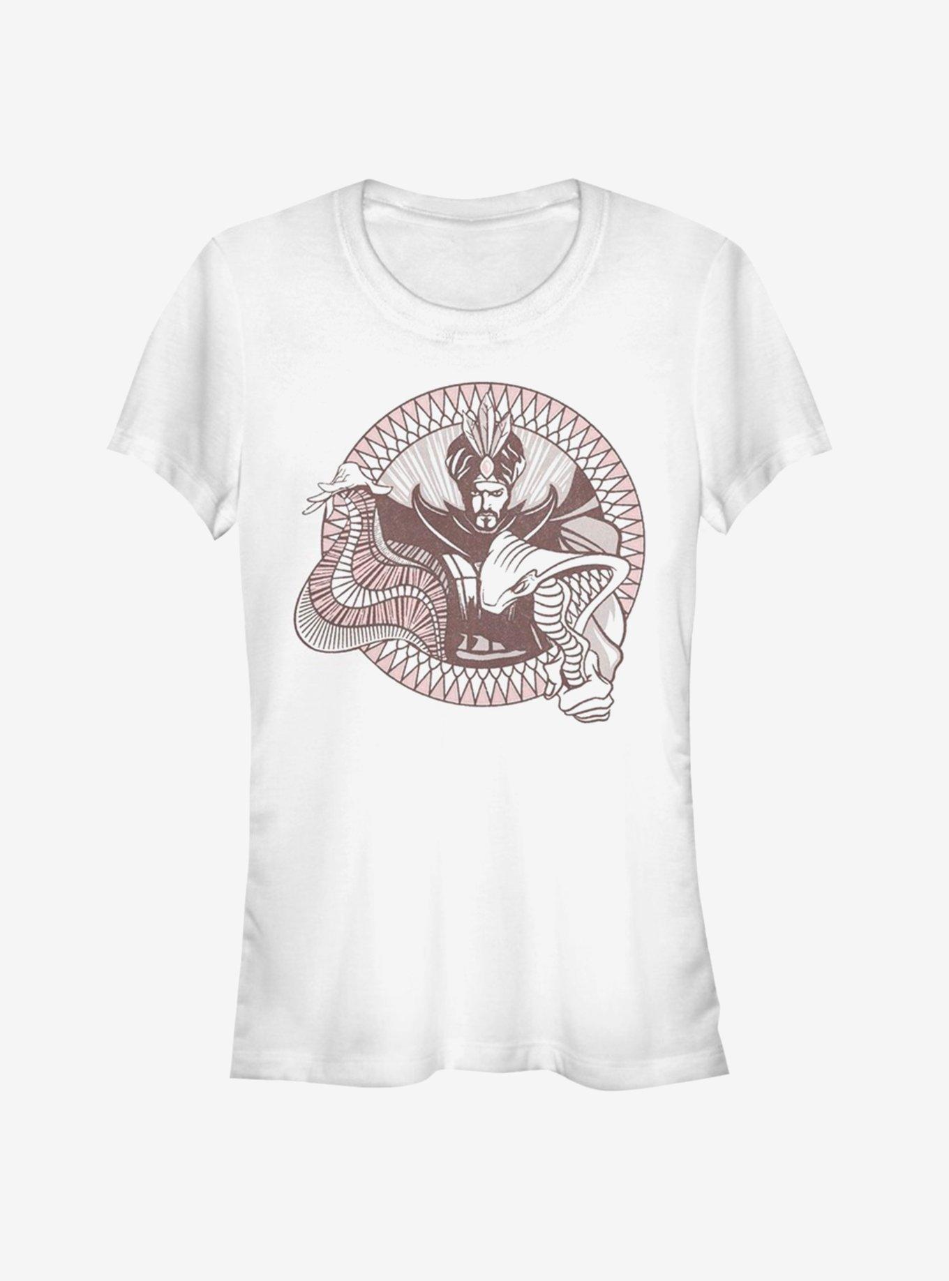 Disney Aladdin 2019 Jafar Circle Girls T-Shirt, WHITE, hi-res