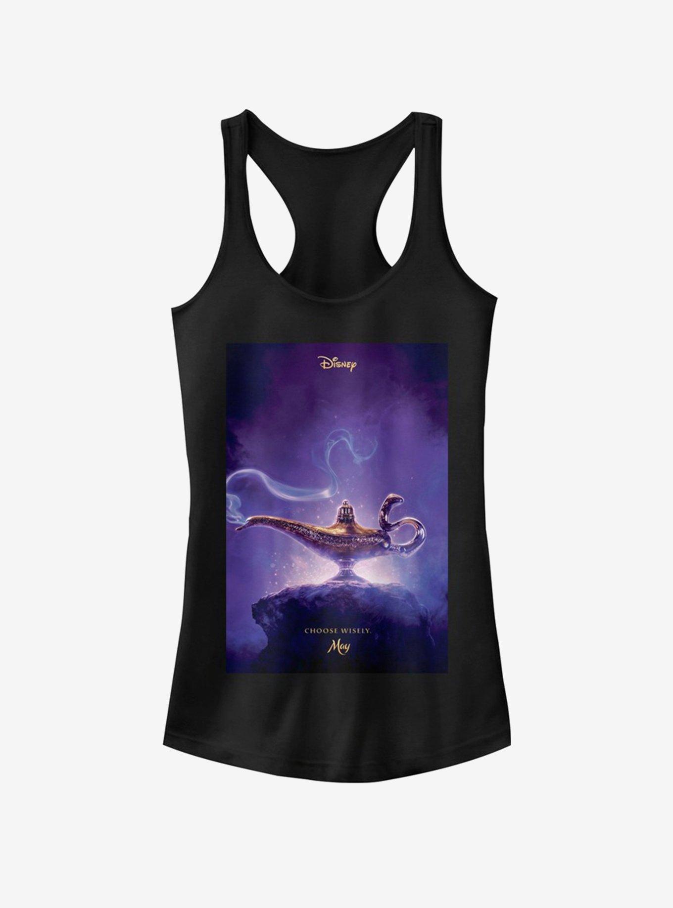 Disney Aladdin 2019 Aladdin Live Action Poster Girls Tank, BLACK, hi-res