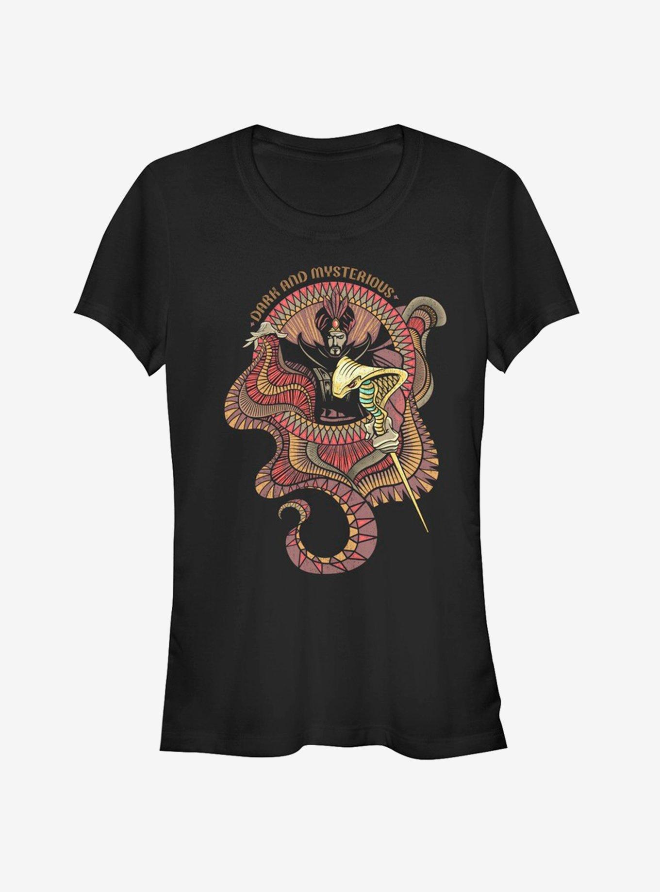 Disney Aladdin 2019 Jafar Circular Girls T-Shirt, BLACK, hi-res