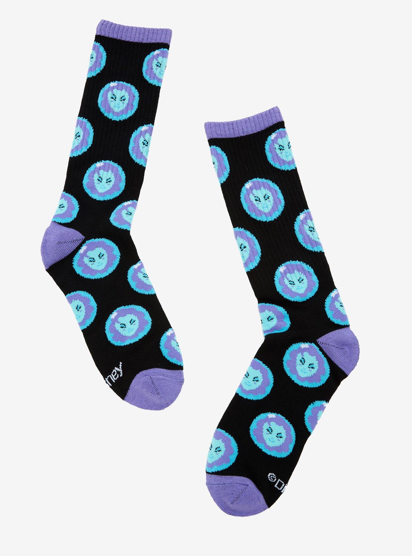 Disney The Haunted Mansion Madame Leota Crew Socks, , hi-res view 1