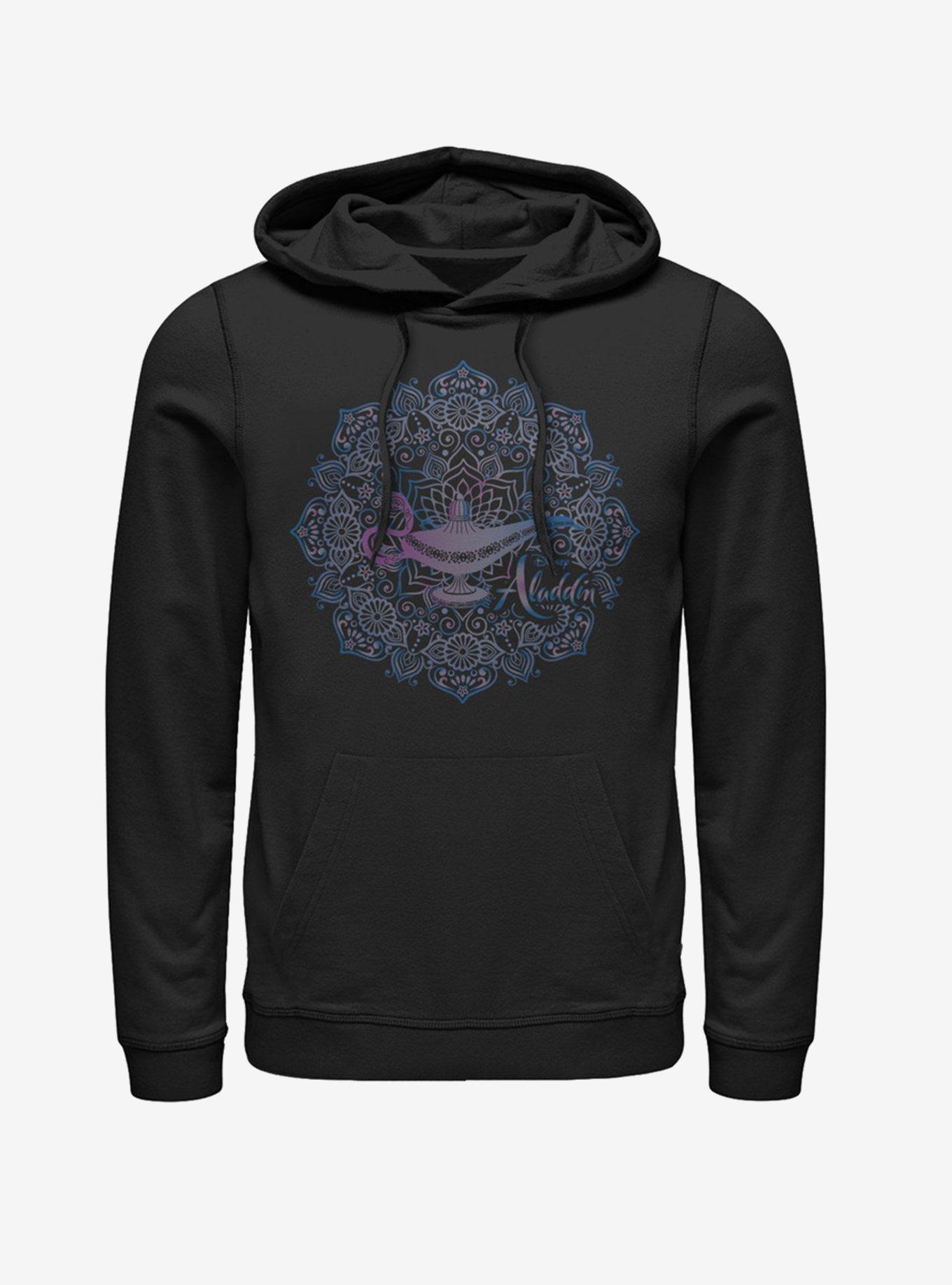 Disney Aladdin 2019 Lamp Mandala Hoodie, BLACK, hi-res