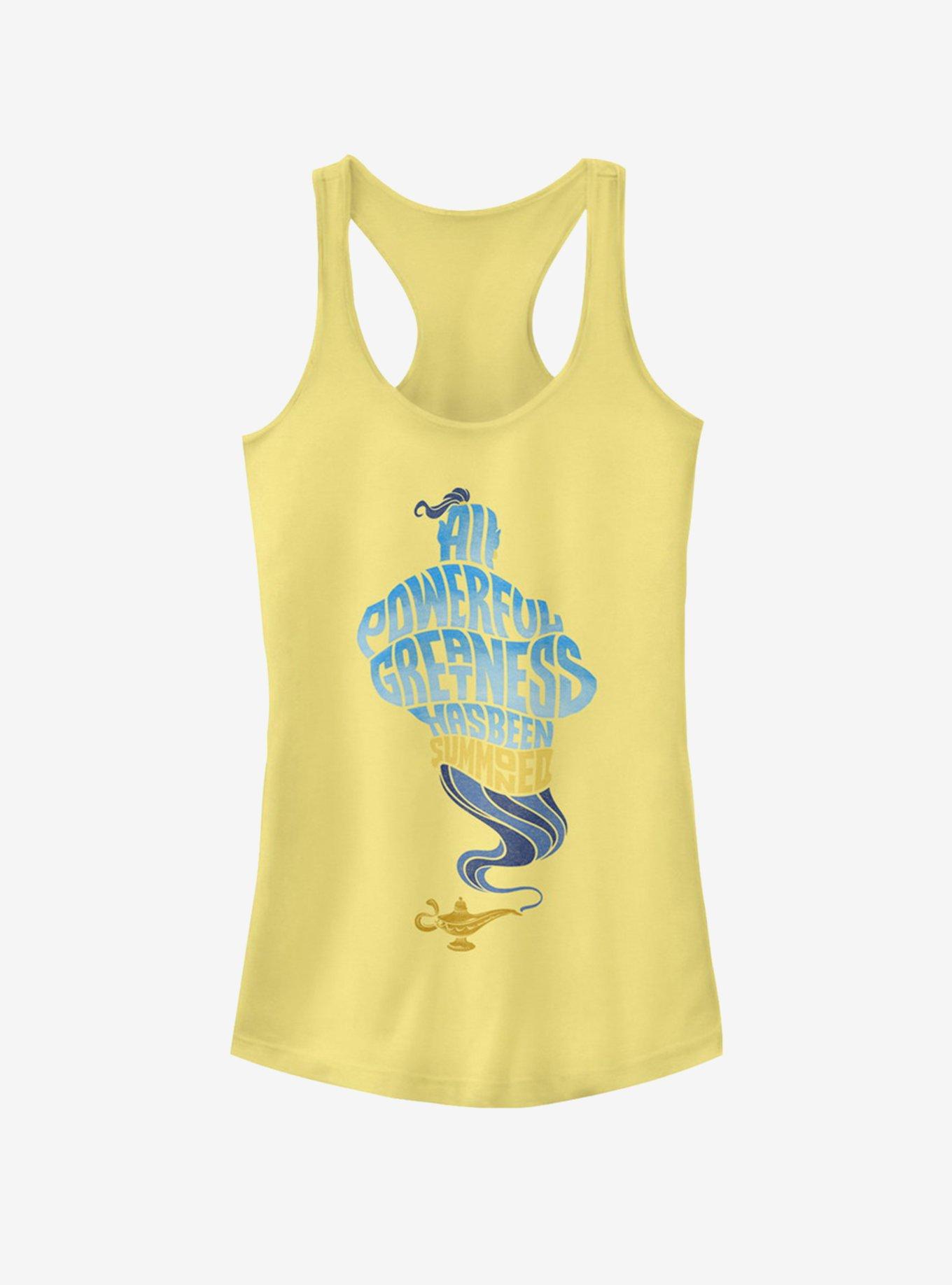 Disney Aladdin 2019 All Powerful Genie Girls Tank, BANANA, hi-res