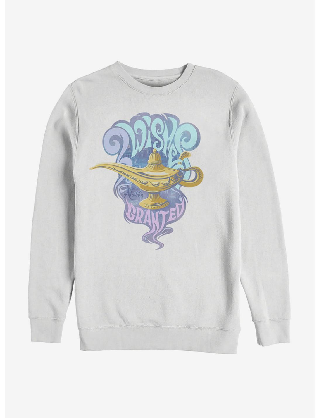 Disney Aladdin 2019 Wishes Granted Sweatshirt, WHITE, hi-res