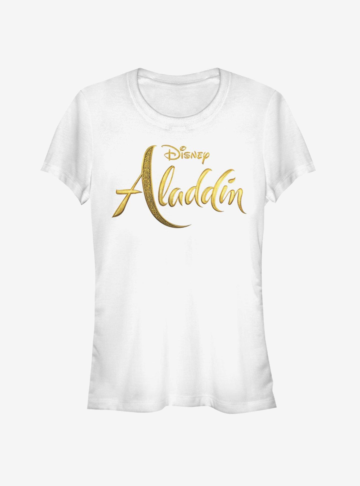 Wieg radioactiviteit atmosfeer Disney Aladdin 2019 Aladdin Live Action Logo Girls T-Shirt | Hot Topic