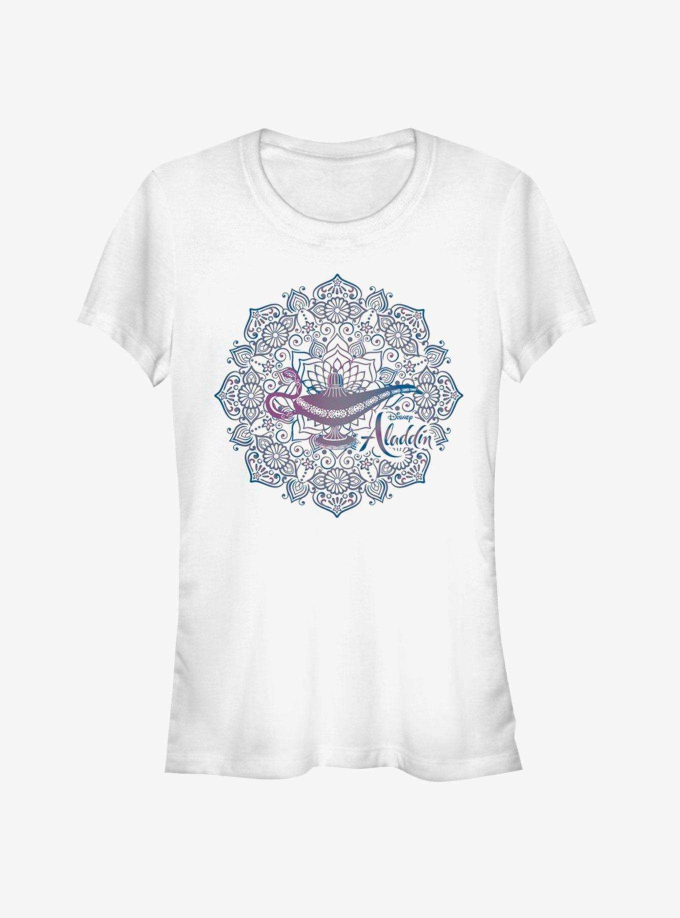 Disney Aladdin 2019 Lamp Mandala Girls T-Shirt, WHITE, hi-res