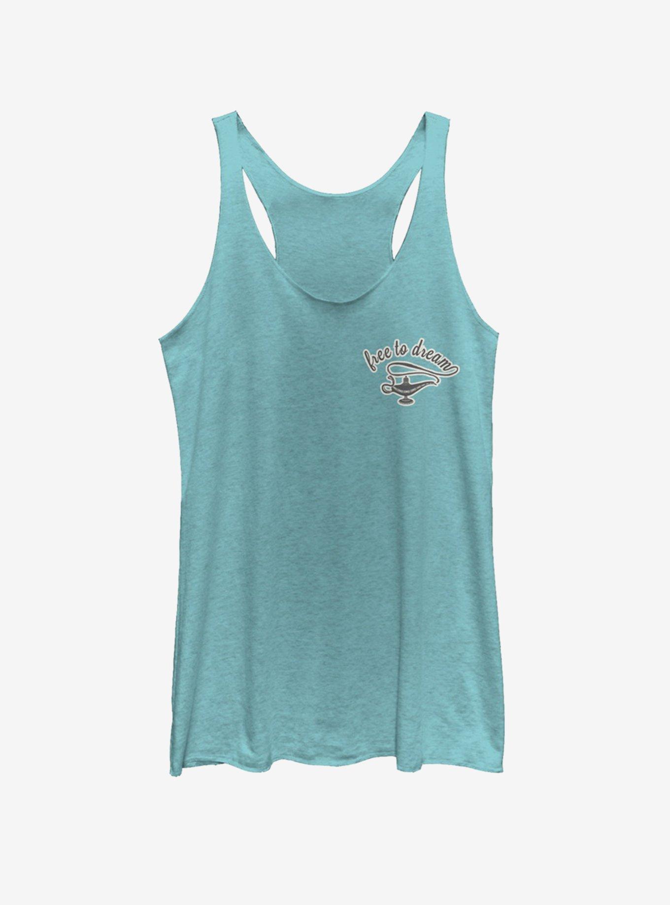 Disney Aladdin 2019 Free To Dream Girls Tank, TAHI BLUE, hi-res