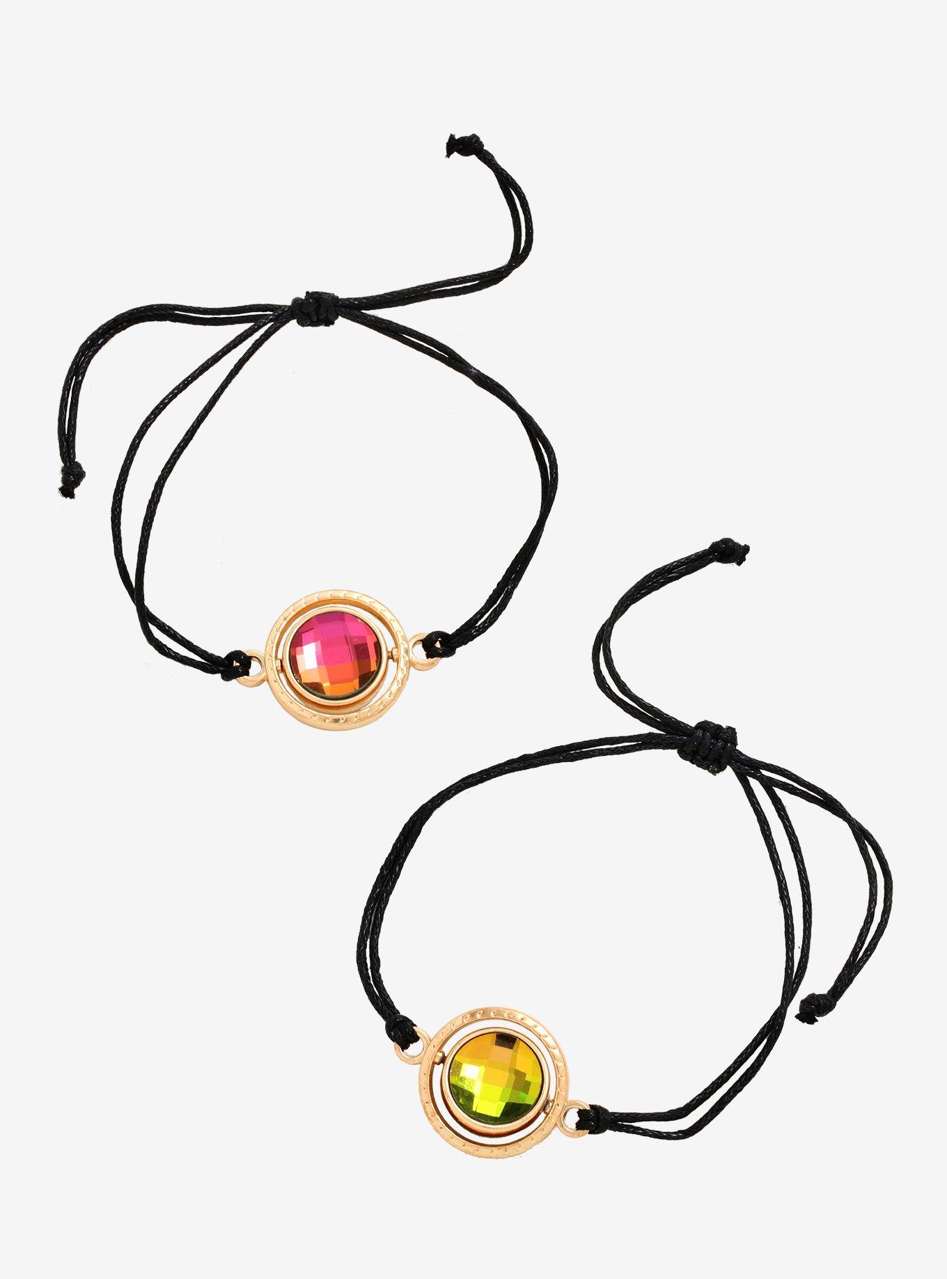 Aurora Borealis Best Friend Cord Bracelet Set, , hi-res