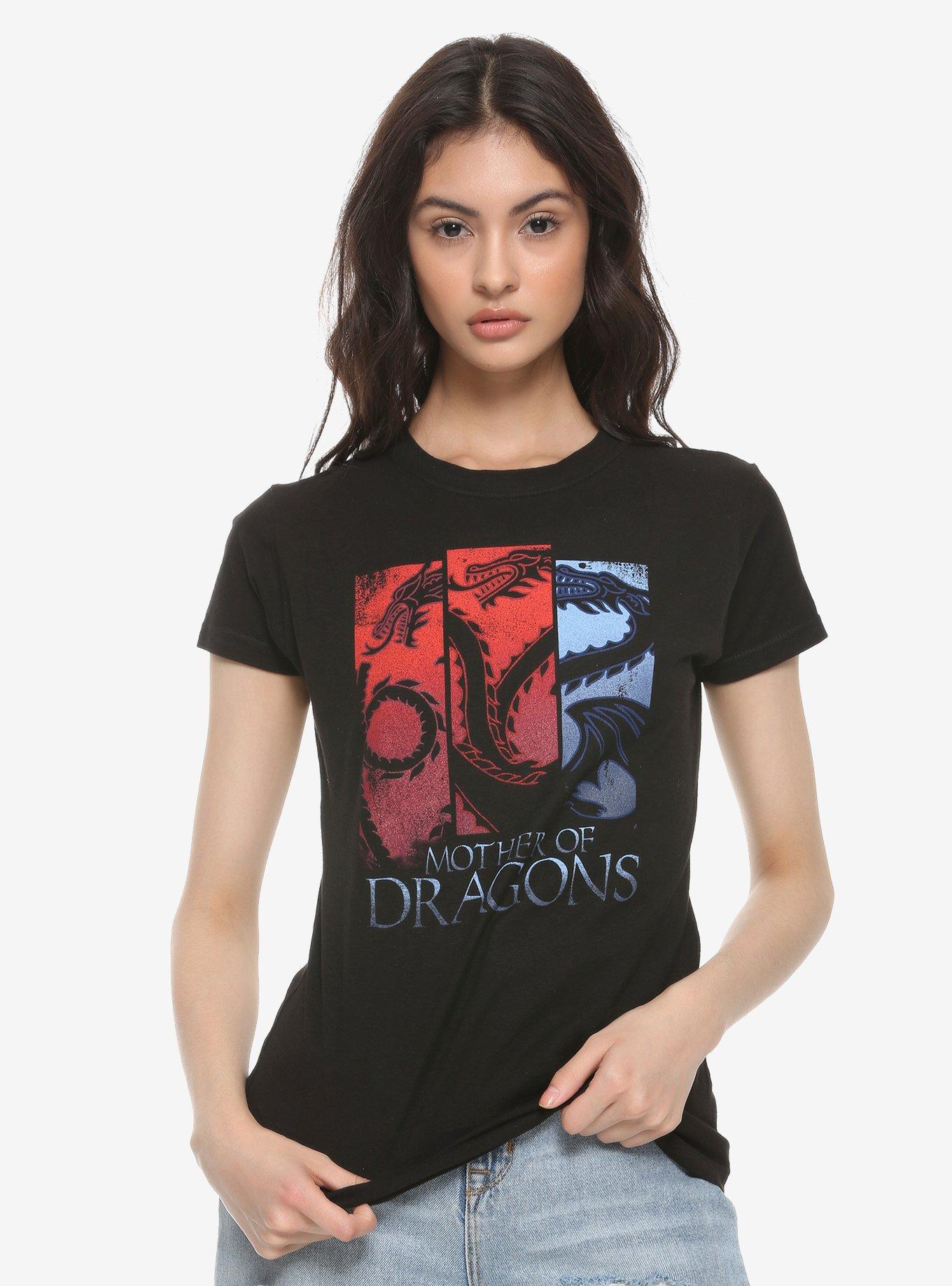 Game Of Thrones Mother Of Dragons Ice & Fire Girls T-Shirt, MULTI, hi-res