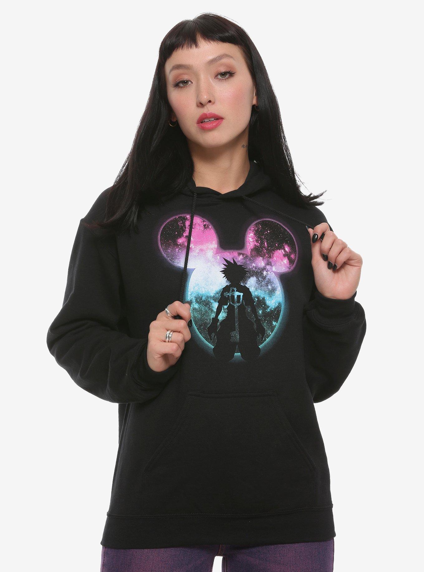 Disney Kingdom Hearts Sora Silhouette Girls Hoodie, MULTI, hi-res