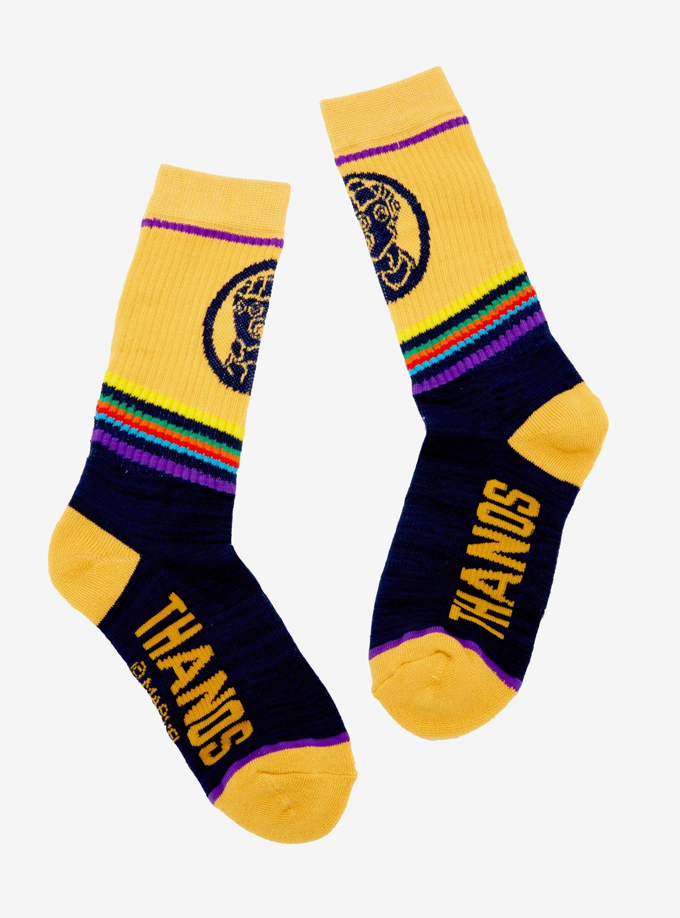 Marvel Avengers Thanos Crew Socks, , hi-res