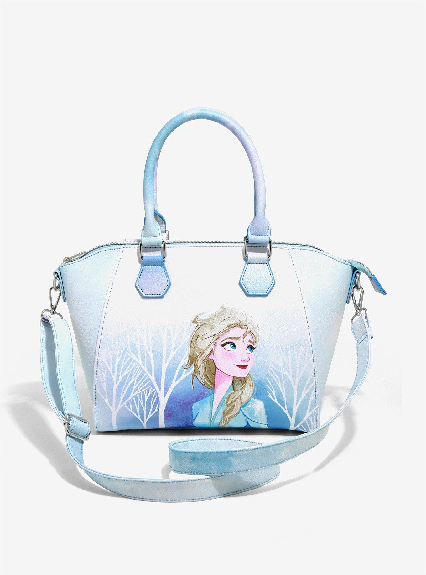 Loungefly Backpacks X Disney Frozen Princess Elsa Castle Girls School Crossbody  Shoulder Bag Vegan Leather