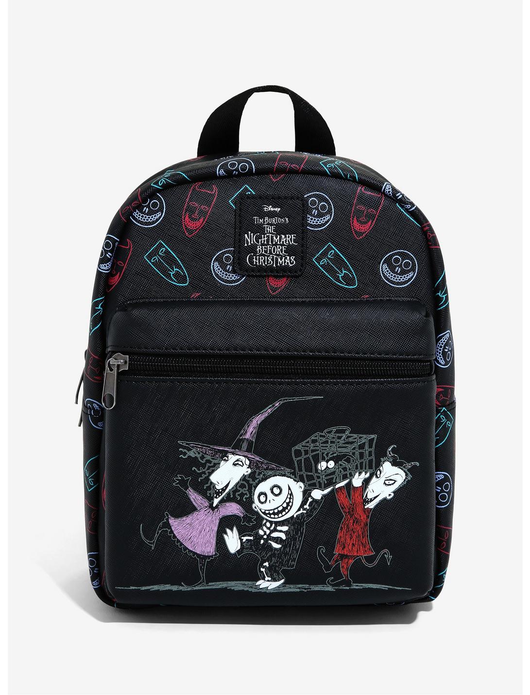 Loungefly The Nightmare Before Christmas Lock Shock & Barrel Mini Backpack, , hi-res