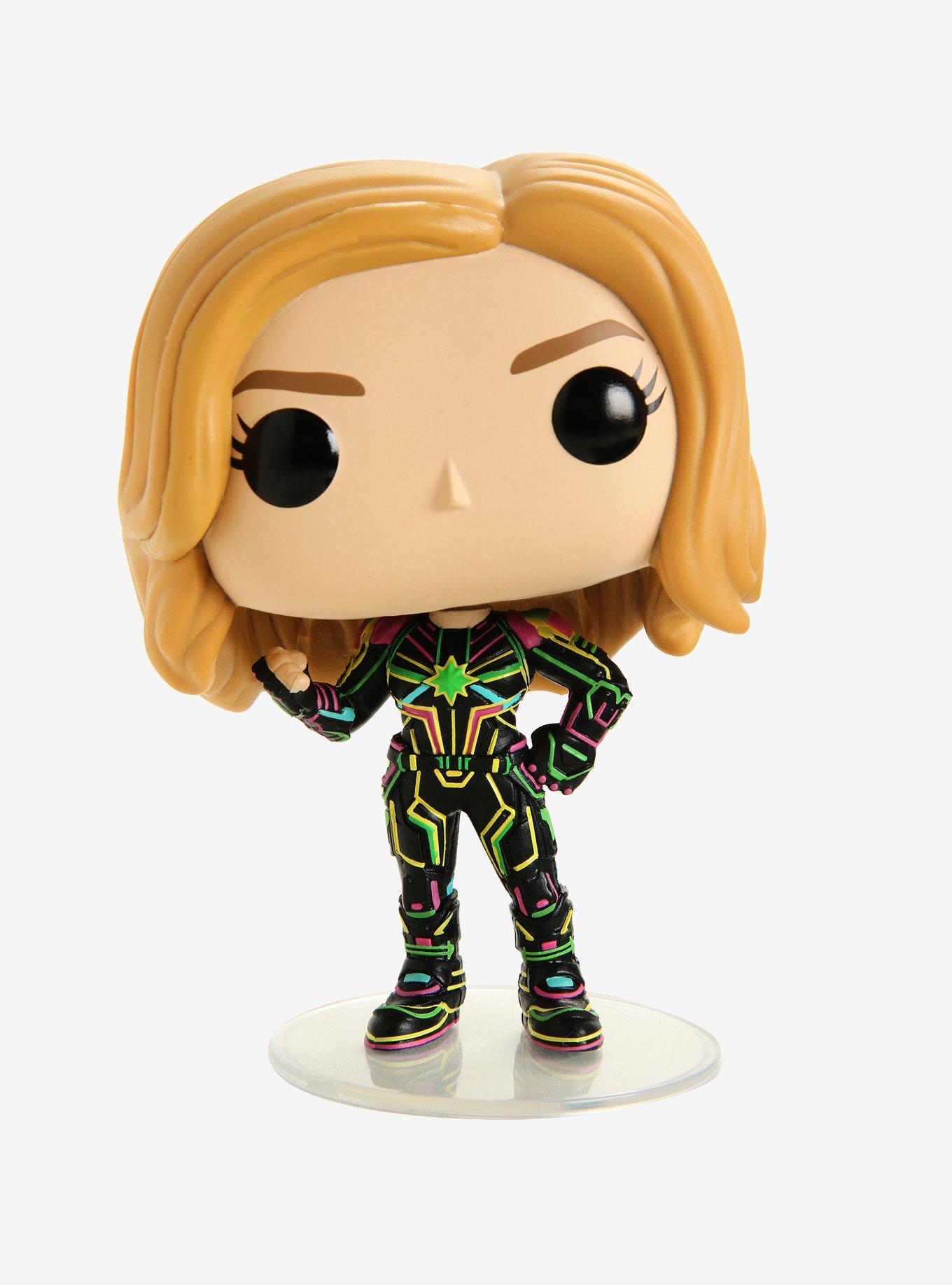 Funko Marvel Captain Marvel Neon Suit Captain Marvel Vinyl Bobble-Head, , hi-res