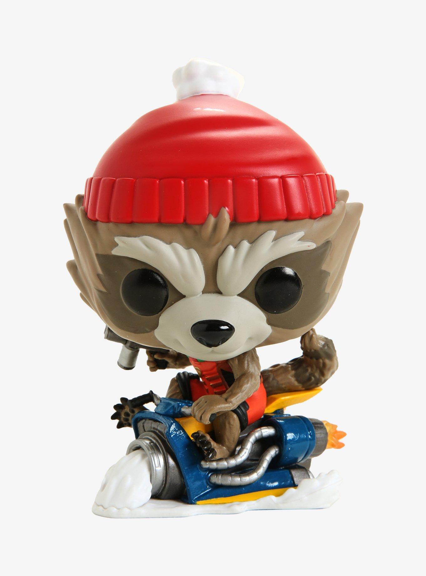 Funko Marvel Pop! Rocket (Holiday) Vinyl Bobble-Head, , hi-res
