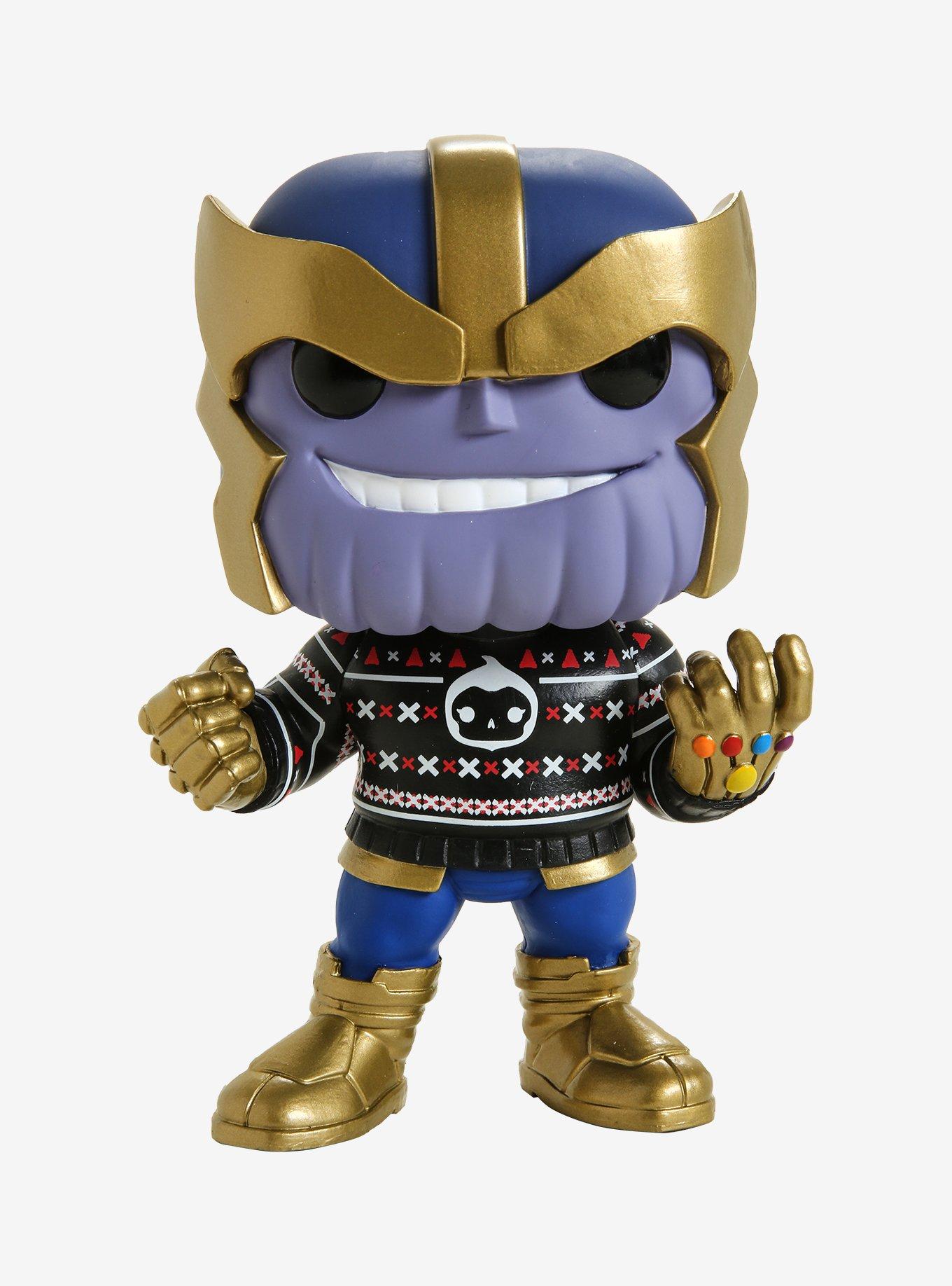 Funko Marvel Pop! Thanos (Holiday) Vinyl Bobble-Head, , hi-res