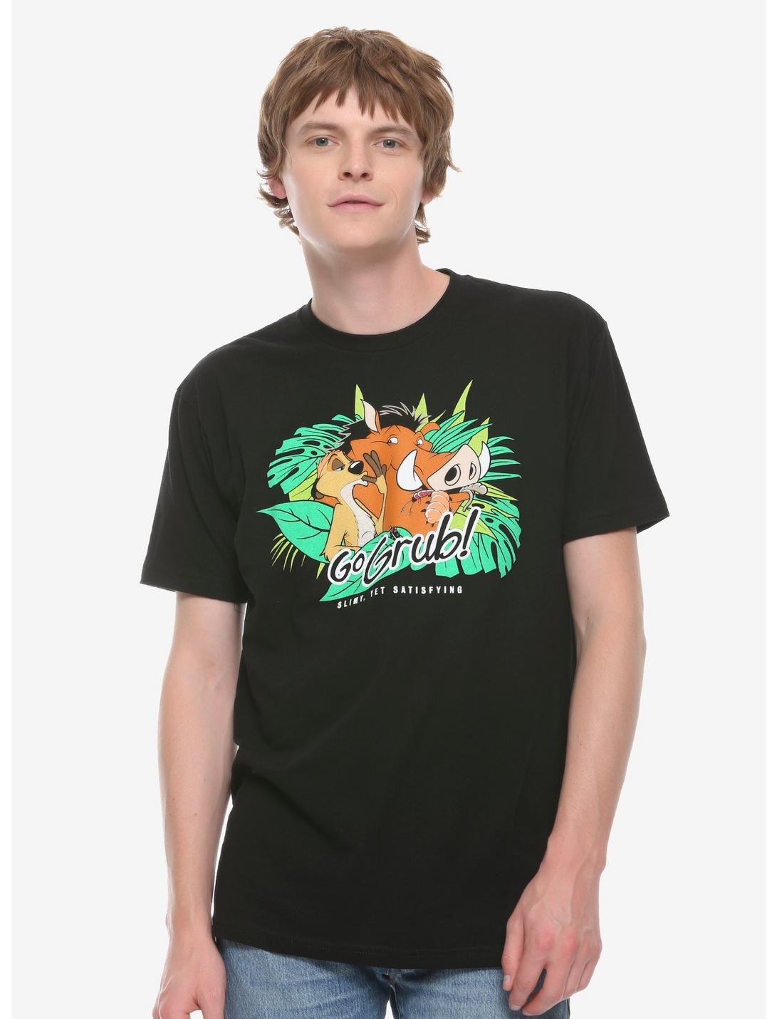Disney The Lion King Timon & Pumbaa Go Grub T-Shirt, BLACK, hi-res