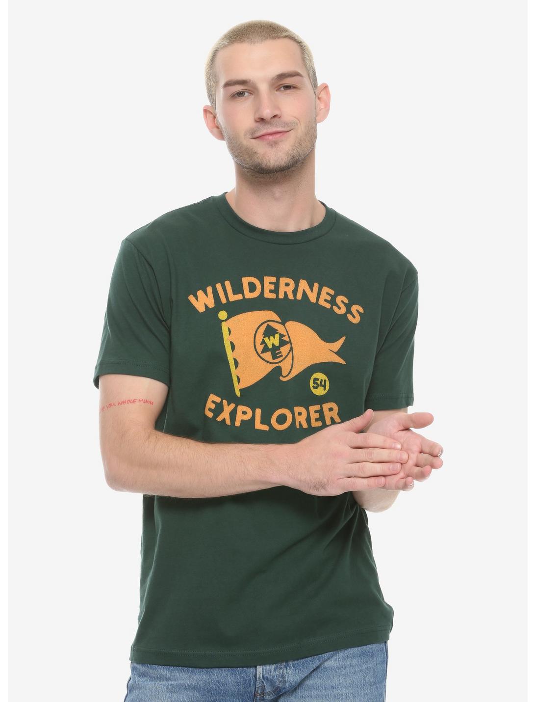 Disney Pixar Up Wilderness Explorer Flag T-Shirt, GREEN, hi-res