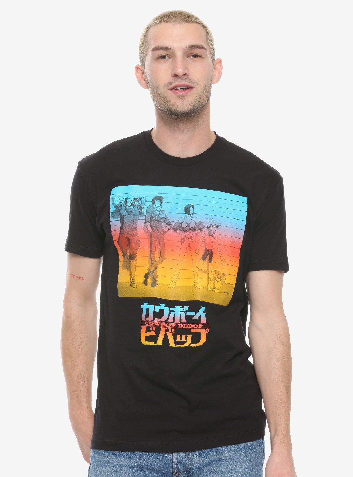 Cowboy Bebop Gradient Lineup T-Shirt, BLACK, hi-res