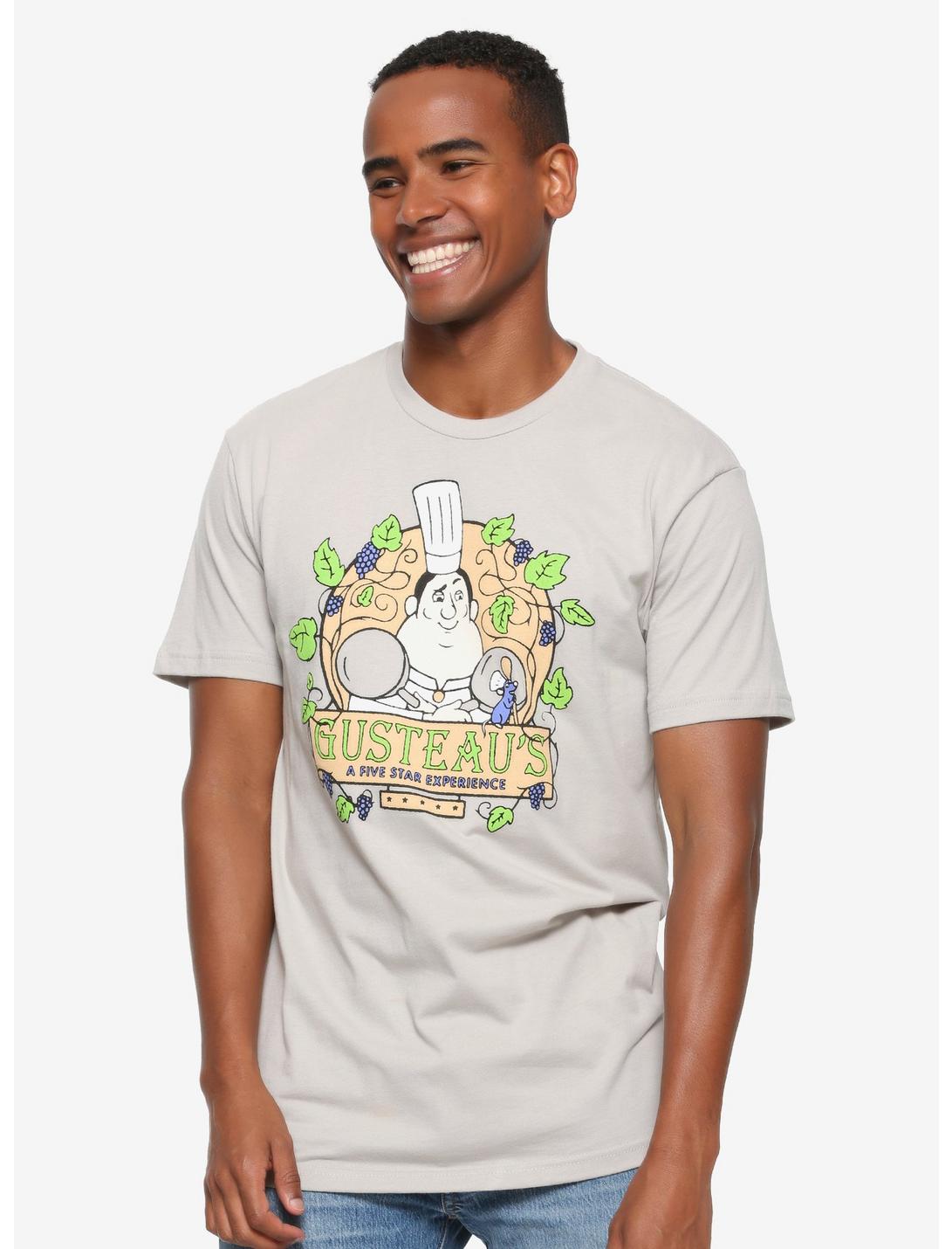 Disney Ratatouille Gusteau's Five Star Experience T-Shirt - BoxLunch Exclusive, GREY, hi-res