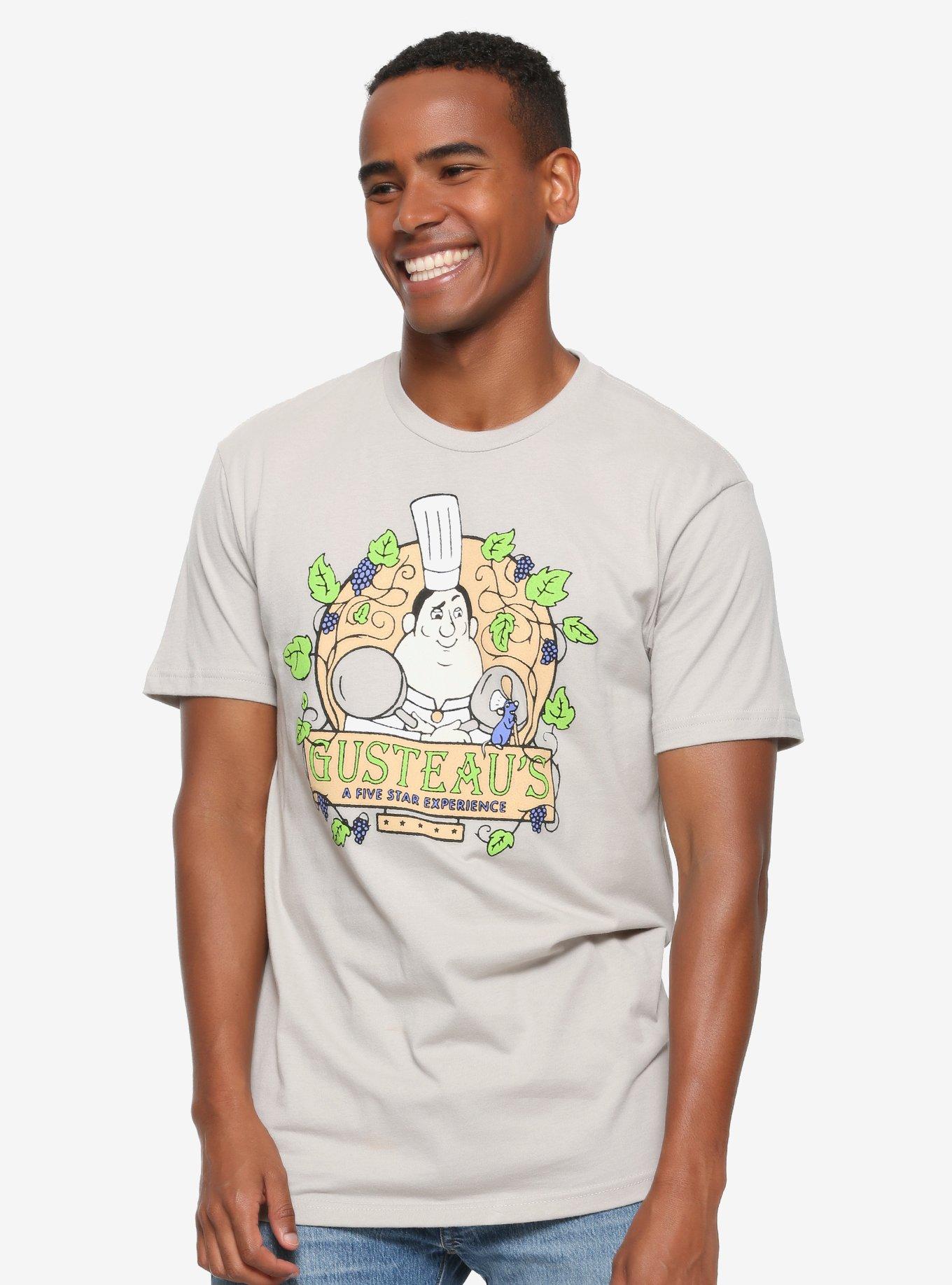 Disney Ratatouille Gusteau's Five Star Experience T-Shirt - BoxLunch Exclusive, GREY, hi-res