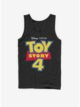 Disney Pixar Toy Story 4 Full Color Logo Tank, BLACK, hi-res