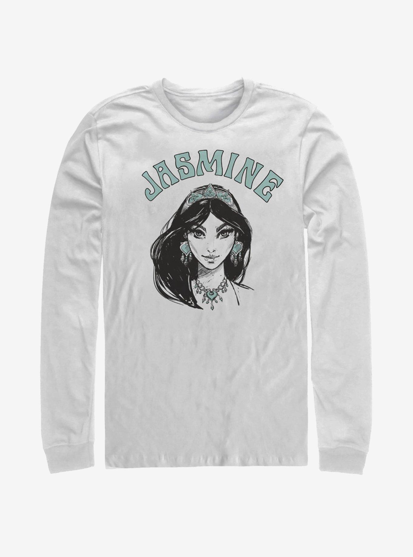 Disney Aladdin 2019 Jasmine Long-Sleeve T-Shirt , WHITE, hi-res