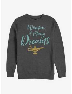 Disney Aladdin 2019 Woman of Many Dreams Cursive Sweatshirt, , hi-res